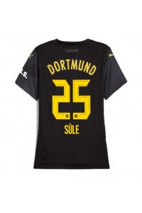 Borussia Dortmund Niklas Sule #25 Fotballdrakt Borte Klær Dame 2024-25 Korte ermer